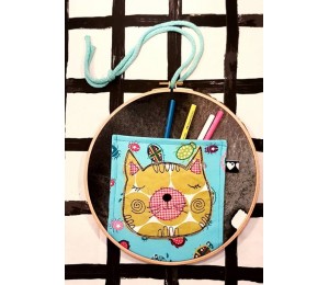 Stickserie - Kitty Doodle inkl. ITH Anhänger